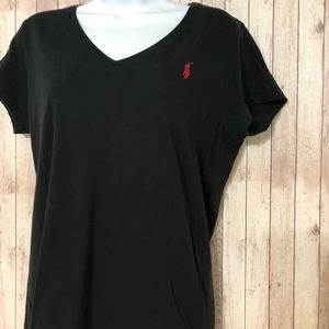 Women’s Polo V Neck T Shirt